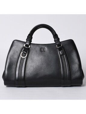 Loewe Camoscio Anagram Logo Leather Tote Bag